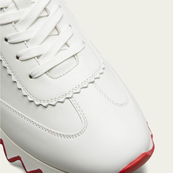 CHRISTIAN LOUBOUTIN Loubishark Donna Red Sole Runner Sneakers - Picture 3 of 10